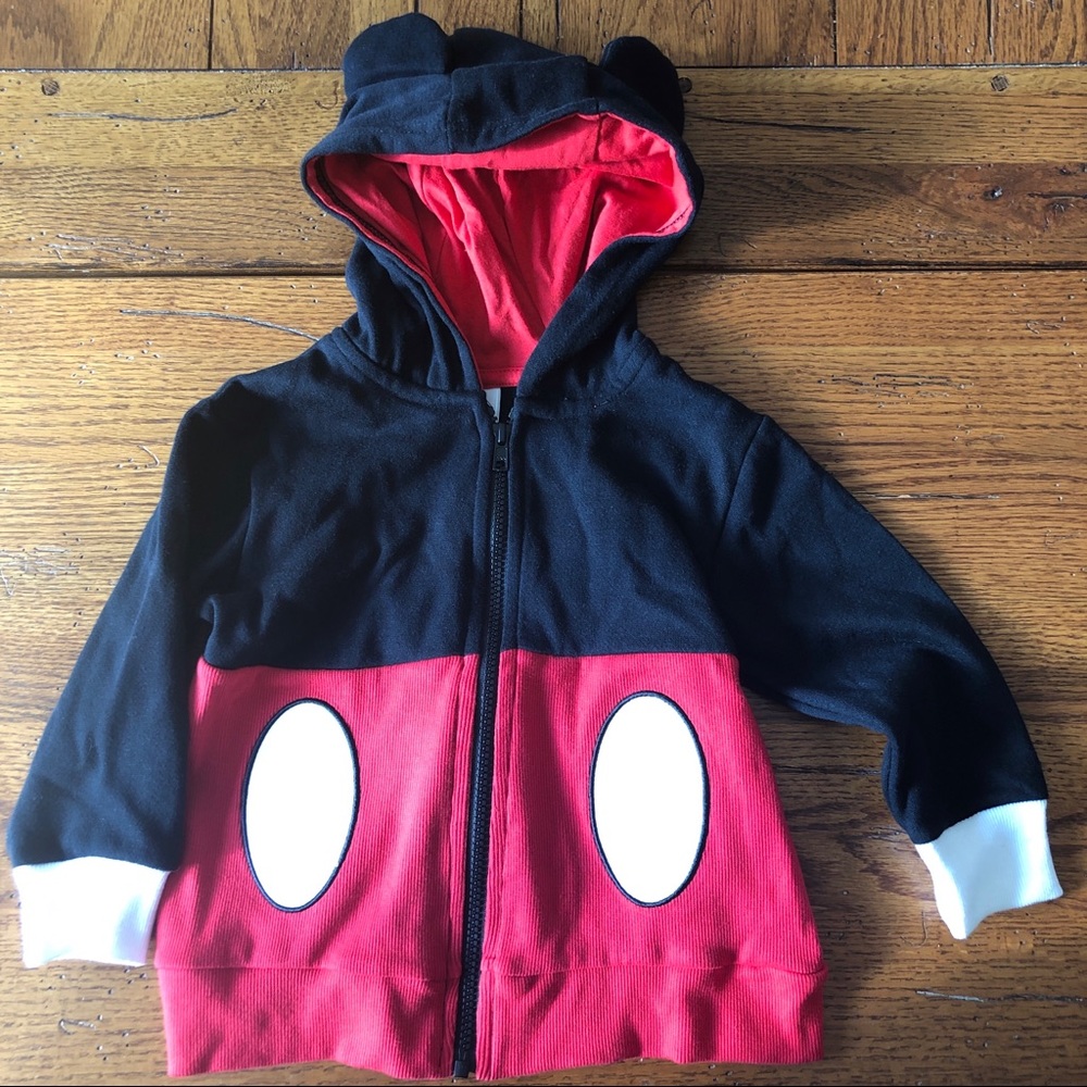 Mickey Mouse Zip up Hoodie, Size 3T
